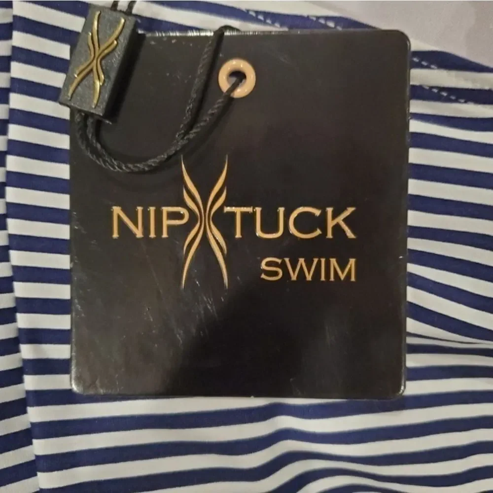 Nip Tuck Women's Navy Sorrento tummy control one piece Swimwear Size 4